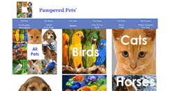 Desktop Screenshot of pamper-pets.com